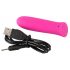 SMILE Power Bullett - aufladbarer, extra starker kleiner Stabvibrator (pink) 