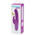 Happyrabbit Realistic Slim - wiederaufladbarer Vibrator mit Klitorisarm (lila) 