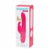 Happyrabbit Curve Slim - wasserdichter, akkubetriebener Vibrator mit Klitorisarm (pink) 