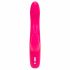 Happyrabbit Curve Slim - wasserdichter, akkubetriebener Vibrator mit Klitorisarm (pink) 