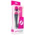 PalmPower Wand - Massage-Vibrator mit Powerbank (pink-grau)