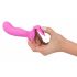 SMILE G-Punkt Slip - akkubetriebener, funkgesteuerter Strap-on-Vibrator (pink) 