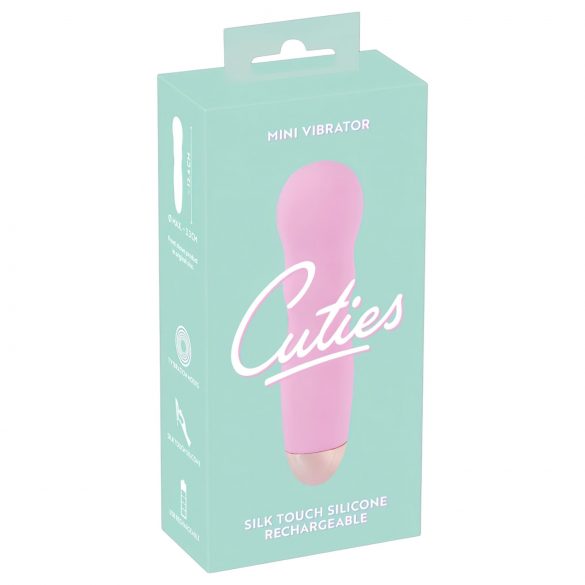 Cuties Mini Rose - Akku-Gewellter Vibrator (Rosa) 