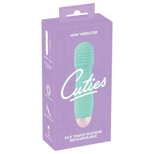 Cuties Mini Zauberstab - akkubetriebener Mini Massagevibrator (grün) 