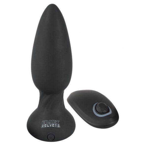 Black Velvet - akkubetriebener, kabelloser Analvibrator (schwarz) 