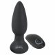 Black Velvet - akkubetriebener, kabelloser Analvibrator (schwarz) 