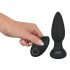 Black Velvet - Wiederaufladbarer, drahtloser Analvibrator (schwarz)