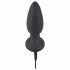 Black Velvet - Wiederaufladbarer, drahtloser Analvibrator (schwarz)