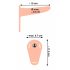 You2Toys - Strap-On - Aufladbarer, Anlegbarer Vibrator (Natur) 