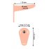 You2Toys - Strap-On - Aufladbarer, Anlegbarer Vibrator (Natur) 