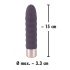 You2Toys Elegant Diamond - Akkur Vibrator (dunkellila)