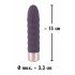 You2Toys Elegant Diamond - wiederaufladbarer Stabvibrator (dunkellila) 