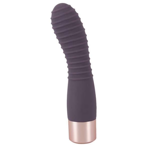 You2Toys Elegant Flexy - wiederaufladbarer, gerippter G-Punkt-Vibrator (dunkellila)