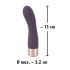 You2Toys Elegant Flexy - wiederaufladbarer, gerippter G-Punkt-Vibrator (dunkellila)