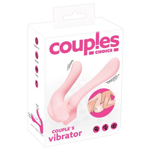 Couples Choice - Zweimotoriger Partner-Vibrator (rosé)