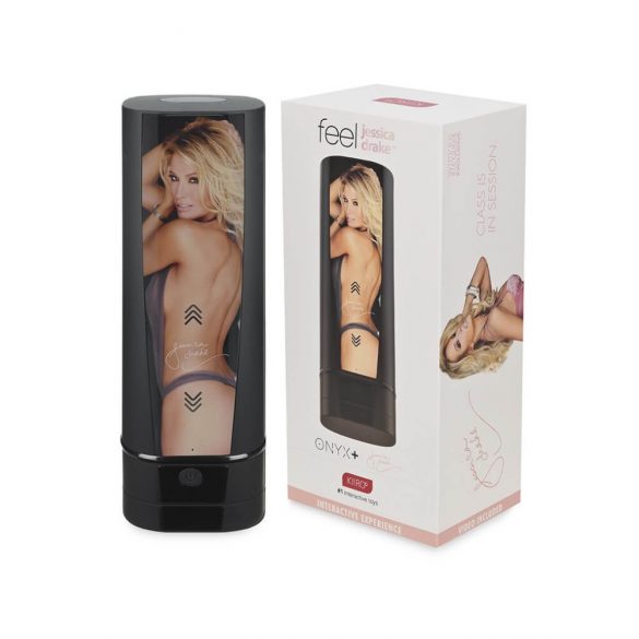 Kiiroo Onyx+ Jessica Drake Exp. - interaktiver Masturbator (schwarz) 