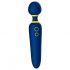 ROMP Flip Wand - Akkubetriebener, wasserdichter Massage-Vibrator (Blau) 