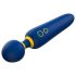 ROMP Flip Wand - Akku-massager, wasserdichter Vibrator (blau)