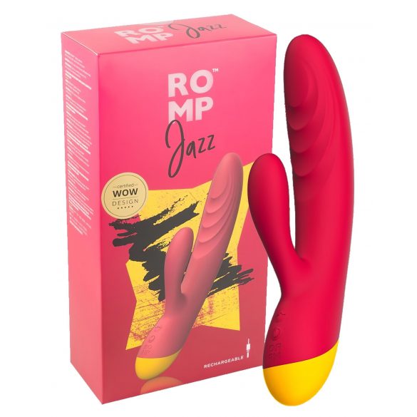 ROMP Jazz - wasserdichter Klitorisarm G-Punkt Vibrator (rosa) mit Akku 