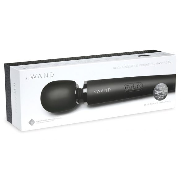 Le Wand Petite - Exklusiver, akkubetriebener Vibrator (schwarz)