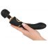 Cleopatra Wand - aufladbarer, wasserdichter Massagevibrator (schwarz) 