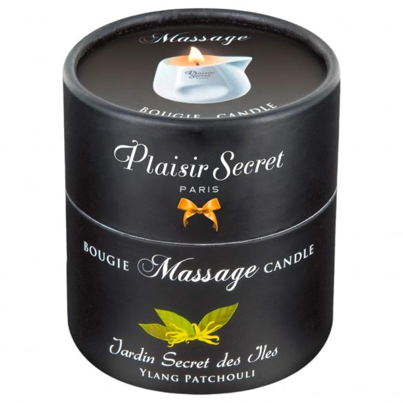 Plaisirs Secrets Ylang Patchouli - Massagekerze (80ml) 