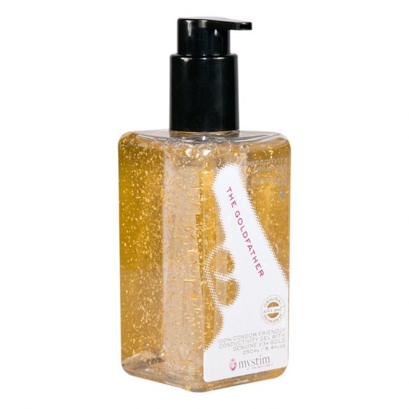 Mystim Gleitgel für Elektro-Sex - 23k Gold (250ml) 