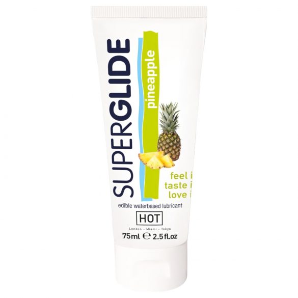 HOT Superglide Ananas - essbares Gleitgel (75 ml)