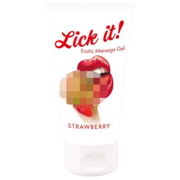 Leck es! - 2in1 essbarer Gleitmittel - Erdbeere (50ml) 