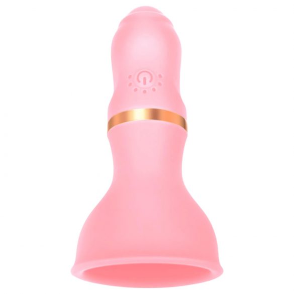 Sunfo - wiederaufladbarer, vibrierender Nippelstimulator (pink)