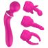 Lonely - 2in1 Austauschbarer Massagekopf und G-Punkt Vibrator (Pink) 