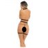 Rene Rofe Rassel Tassle - Schmuck-Körperharness und Tanga (schwarz) - S-L