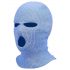 Balaklava - gestrickte Maske mit 3 Öffnungen (blau)