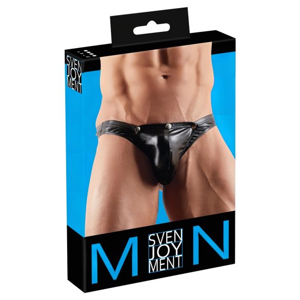 Abnehmbare Herren-Tanga (schwarz) - XL