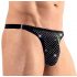 Svenjoyment - Strass-Besetzter Herren Tanga (Schwarz)  - L