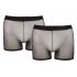 Svenjoyment - transparentes Boxer-Set - Schwarz (2-teiliges) S-L 