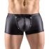 Svenjoyment - Strasssteinbesetzte Reißverschluss-Boxershorts (schwarz)  - M