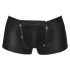 Svenjoyment - Strasssteinbesetzte Reißverschluss-Boxershorts (schwarz)  - M