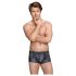 NEK - Boxershorts mit Schlangenhautmuster (schwarz) - M