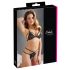 Cottelli - Offenes Spitzen-Set (schwarz)  - XL