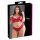 Cottelli Plus Size - weicher Spitzen-BH-Set (rot)  - 3XL