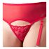 Cottelli Plus Size - anpassbares Dessous-Duo (rot) 