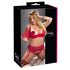 Cottelli Plus Size - anpassbares Dessous-Duo (rot)  - 95D/2XL