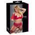 Cottelli Plus Size - anpassbares Dessous-Duo (rot)  - 95D/2XL