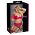 Cottelli Plus Size - anpassbares Dessous-Duo (rot)  - 90E/XL