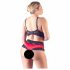 / Cottelli Plus Size - Spitze-Satin BH-Set (schwarz-rot) 