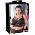 /Cottelli Plus Size - Träger-Spitzen-BH (schwarz)  - 90D