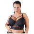 / Cottelli Plus Size - Spitzendetail-BH mit Trägern (Schwarz) - 95D