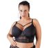 /Cottelli Plus Size - Träger-Spitzen-BH (schwarz)  - 95E