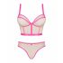 Obsessive Nudelia - BH-Set (Natur-Pink) - S/M 